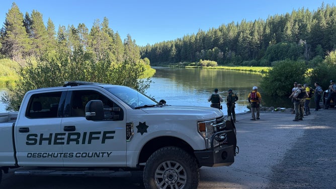 Rescue operations in Deschutes County Oregon after six individuals went over Dillon Falls Saturday, July 19, 2025.