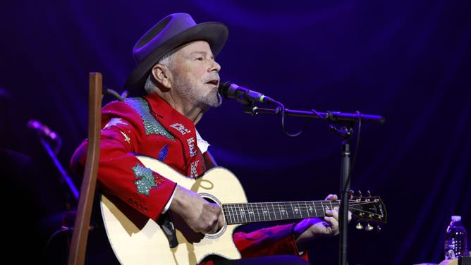 Robert Earl Keen performs during the Lights, Camera, Christmas! tour at the Ryman Auditorium on December 12, 2024 in Nashville, Tennessee.