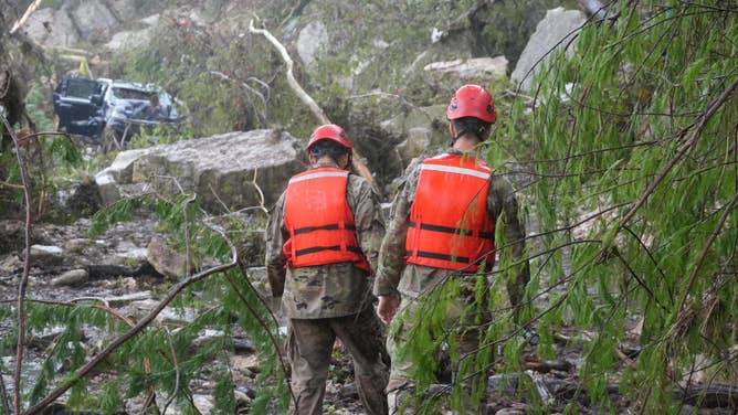 Texas National Guardsmen conduct search and rescue operations throughout Central Texas.