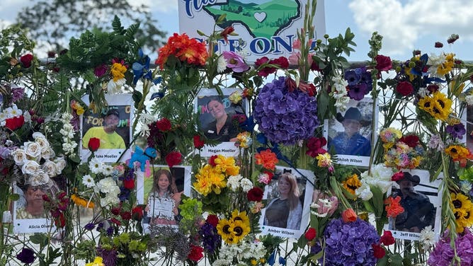 A vigil for the Kerrville, Texas flooding victims on July 10, 2025.