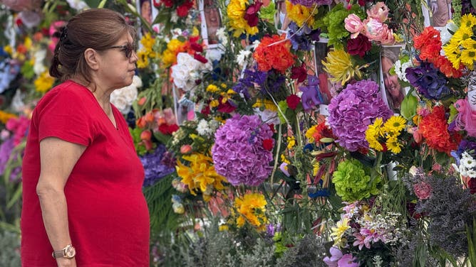 A vigil for the Kerrville, Texas flooding victims on July 10, 2025.