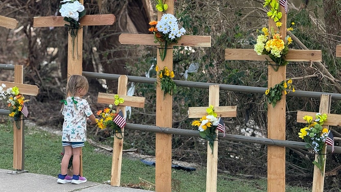 A riverside memorial in Kerrville, Texas, is steadily becoming a central gathering point for the community to mourn and remember those taken by the recent floods.