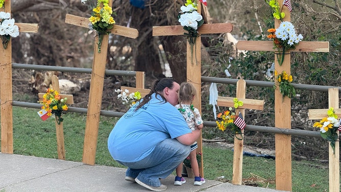 The Riverside Memorial in Kerrville, Texas, is steadily becoming a central gathering point for the community to mourn and remember those taken by the recent floods.