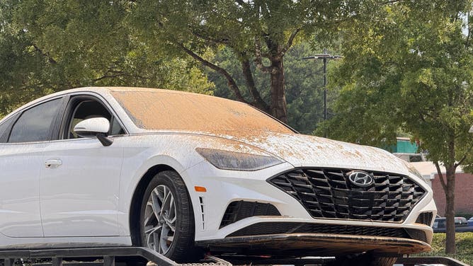 Flood damage in Chapel Hill, North Carolina, on Wednesday.