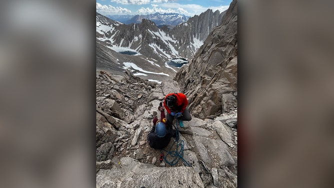 Injured California climber