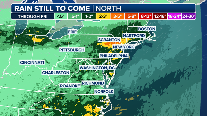 Northeast Rain Forecast