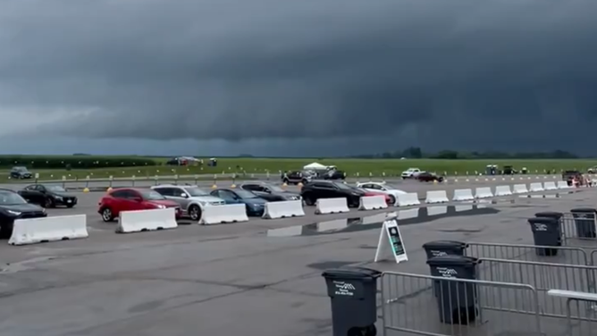 Thunderstorms rumble across Iowa on Friday, July 11.