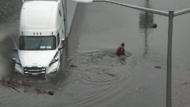 Queens Flooding on I-295