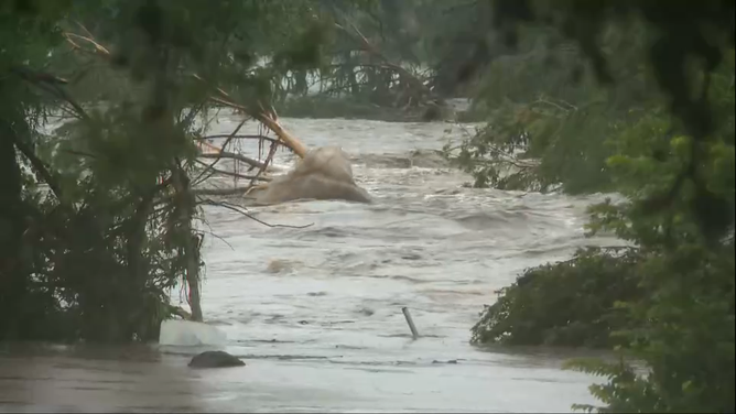 Severe flooding prompted evacuations in Kerrville, Texas, on Friday as residents were urged to stay off roads.