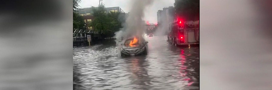 Severe storms, flash flooding snarls travel along I-95 corridor from Washington to Philadelphia