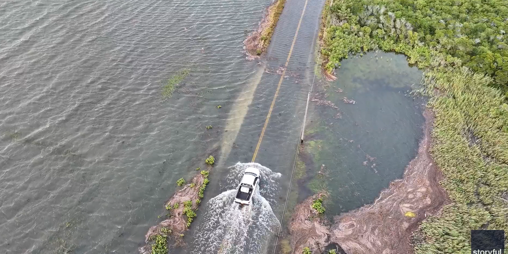 Watch: Queens, Long Island hit by flooding, massive waves from Hurricane Erin