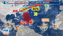 Hurricane forecasters now tracking triangle of tropical trouble as Atlantic Basin bubbles with activity