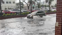 Flash Flood Warning issued in Charleston, South Carolina, due to heavy rain, high tide