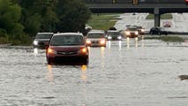 Flooding swamps Interstate 24 in southern Tennessee