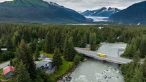 Record glacial outburst flooding rocks parts of Alaska's capital as residents seek higher ground