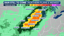Flood threat upgraded for Upper Mississippi River Valley as sluggish front triggers multiple rounds of rain