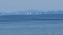 Canadian skyline appears scrambled due to spooky mirage