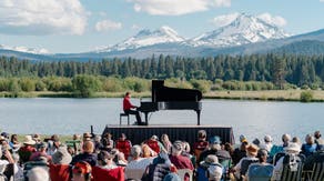 Classical pianist performs under the stars in dark sky concert series no matter the weather