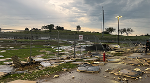 Watch: Video shows moment straight-line winds tear roof from Nebraska State Penitentiary