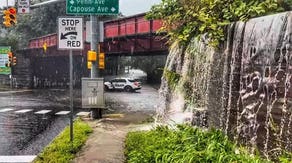 Thunderstorms slam I-95 corridor, soaking evening commuters as flood threat spans Appalachians