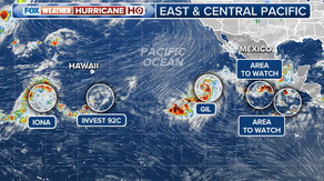 Hurricane Gil strengthens in busy Pacific Basin, while Atlantic stays quiet