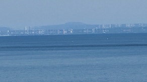 Canadian skyline appears scrambled due to spooky mirage