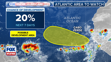 Area to watch for possible tropical development bubbles up in Atlantic Ocean