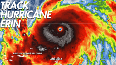 Track Hurricane Erin: Live US East Coast rip current threat, maps, waves, forecast cone and spaghetti models