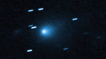 Gigantic interstellar 3I/ATLAS comet accelerates and turns blue near Sun, scientists say