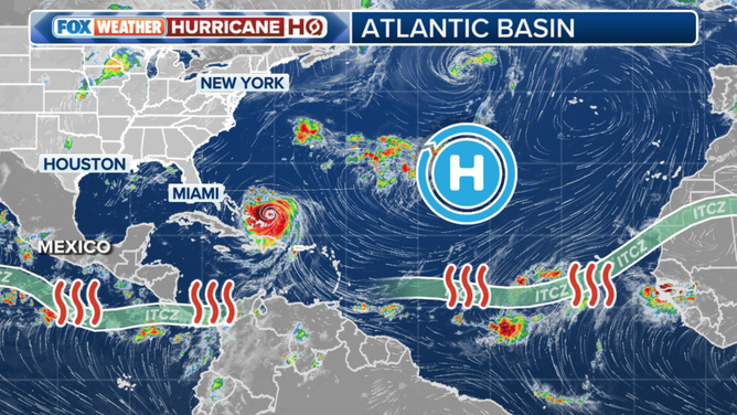 Tracking the tropics map