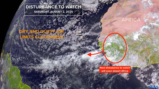 Tropics Satellite Map