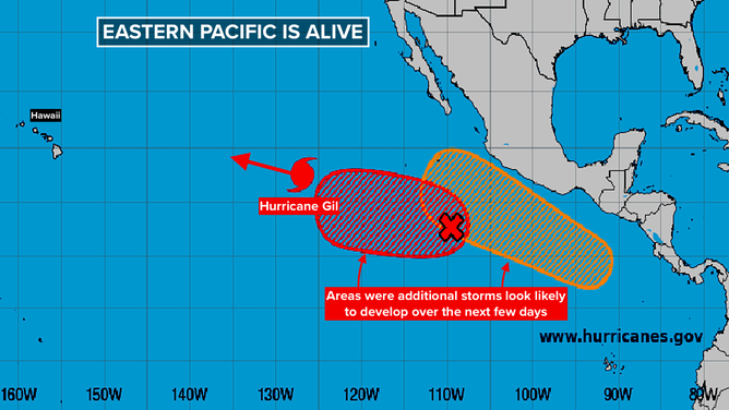 NOAA Tropics Map