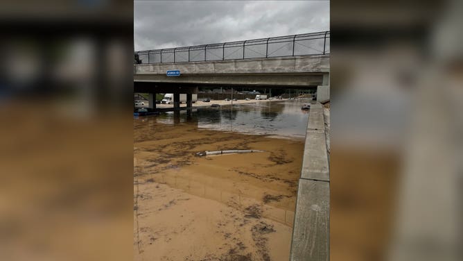Interstate 24 was closed Tuesday night between Interstate 75 and US 27 in Hamilton County, Tennessee due to widespread flooding.