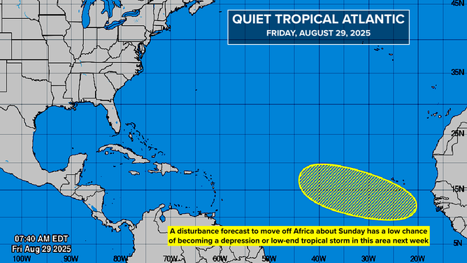 The tropical outlook for the Atlantic.