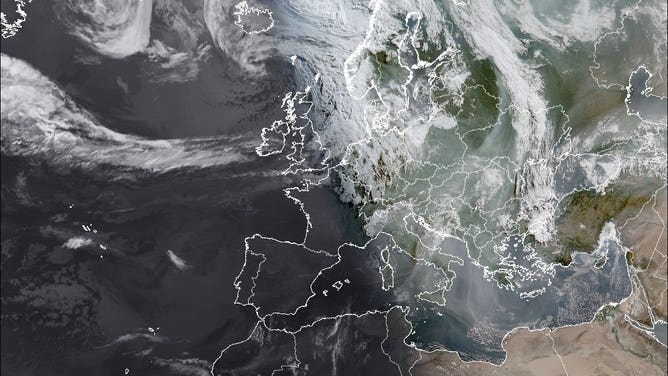 Smoke from Canada's wildfires seen over Europe and Russia.