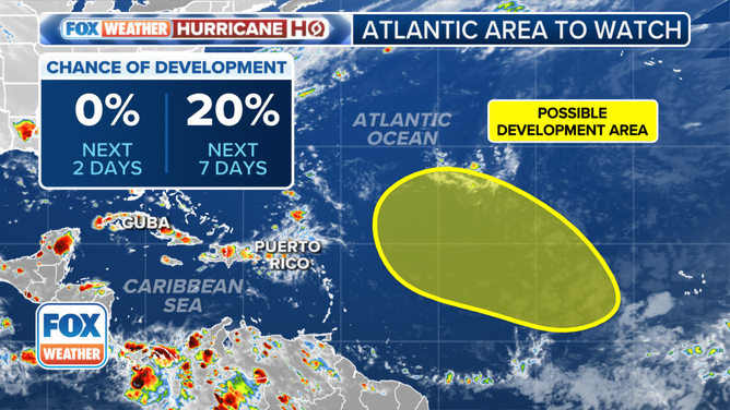 NHC area to watch in central Atlantic