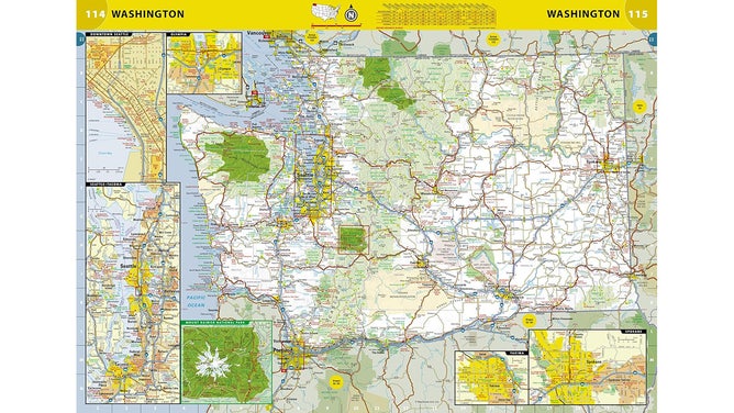 National Geographic atlas of the US, Canada, Mexico and Puerto Rico