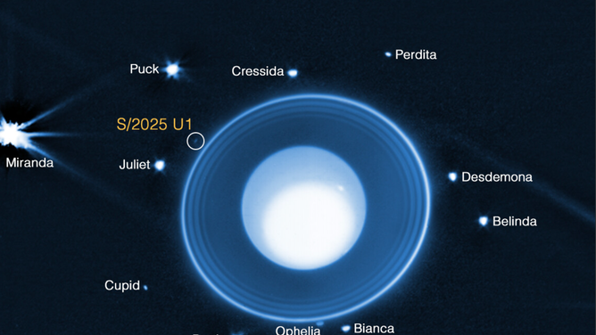 Uranus has a new moon that has been named S/2025 U1.