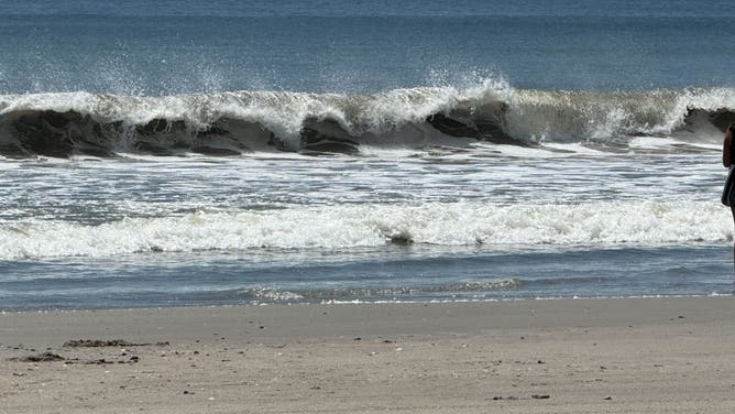 Beach life mostly returned to normal on Isle of Palms, South Carolina on Thursday, Aug. 21, 2025 after Hurricane Erin passed the Carolina coast.