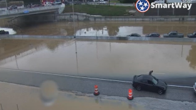 Flooding in Chattanooga, TN on 8/12/2025.
