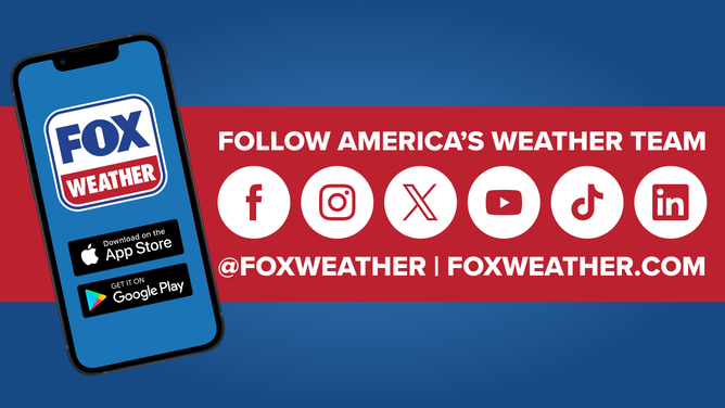 Follow FOX Weather on social media