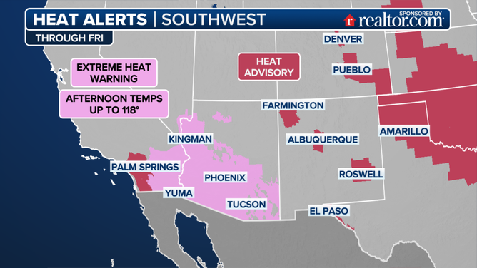 Southwest Heat Alerts