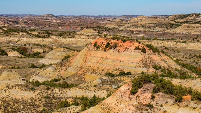 North America, USA, North Dakota, Medora, Theodore Roosevelt National Park, Painted Canyon.