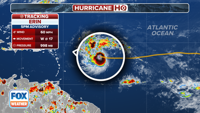 Tracking Tropical Storm Erin