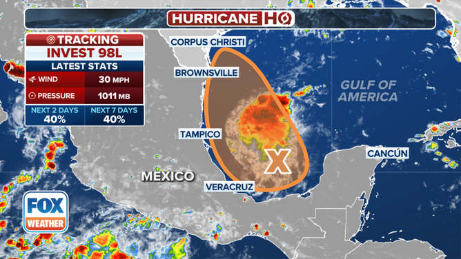 Tracking Invest 98L