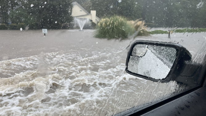 Dorchester County, S.C. flooding on 8/22/2025.