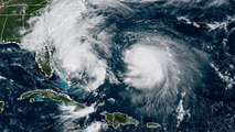 How powerful Hurricane Humberto helped steer Imelda away from US landfall