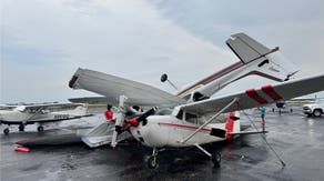Planes flipped as 75-mph winds rip through Texas during rounds of severe thunderstorms