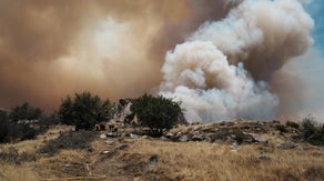 Watch: Raging California wildfire seen from space