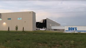 Severe weather slams Dallas-Fort Worth Metroplex injuring 1, damaging Walmart warehouse and flipping trucks